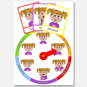 Les pictogrammes émotions (Fille)