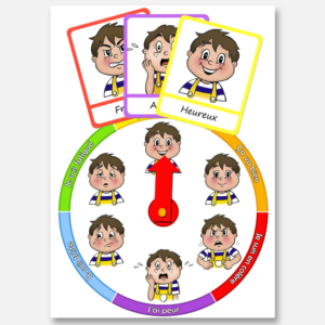 Les pictogrammes émotions (Garçon)