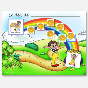 Tableau de motivation Arc-en-ciel (Garçon)