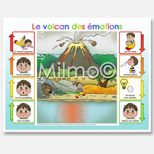 Le volcan des émotions (Garçon)