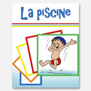 Les pictogrammes et la piscine (Garçon)