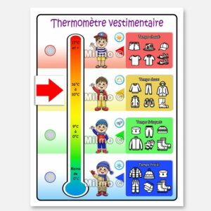 Thermomètre vestimentaire (Garçon)